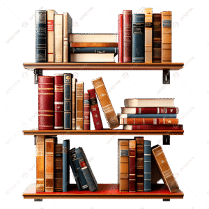 Estante para os livros da Suze