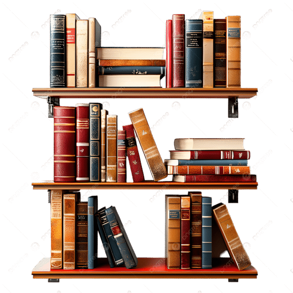 Estante para os livros da Suze