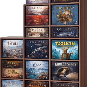 Prateleira exclusiva de boardgames