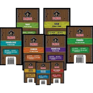 Kit sleeves para proteger cartas