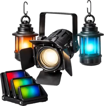 Kit luzes para transformar sala em pista