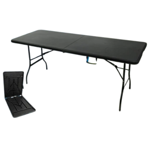 Mesa dobrável para jogo emergencial
